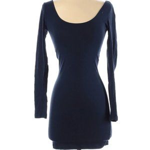 Forever 21 Blue Casual Long Sleeve Dress Size S
